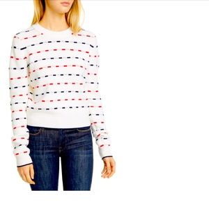 LIKE NEW! La Ligne Jacquard Stripe Wool Sweater